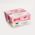 Yogurt desnatado fresa PASCUAL. 125g (4 uds)