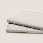 Manteles de papel familiar luxe blanco 1×1 m (1 uds)
