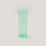 Vaso de tubo plástico verde (500 uds)